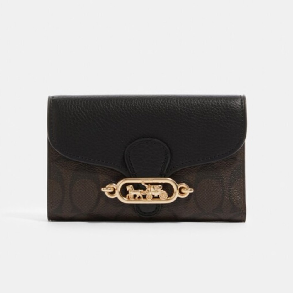 Coach Jade Medium Envelope Wallet In Signature Canvas F87935